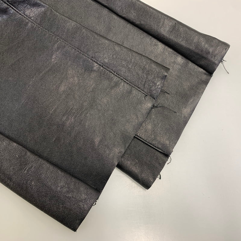 【現状渡し品】【メンズ】 MNML ミニマル FAKE LEATHER FLARE PANTS フェイク レザー フレア パンツ ボトムス 153-260831-kh-05-izu サイズ：32 カラー：ブラック 万代Net店