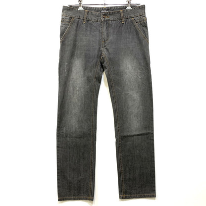 【中古品】【メンズ】 DOLCE&GABBANA ドルチェアンドガッバーナ 14CLASSIC DAMAGE DENIM PANTS ダメージ デニム パンツ ボトムス 152-260831-kh-04-izu サイズ：50 カラー：グレー系 万代Net店