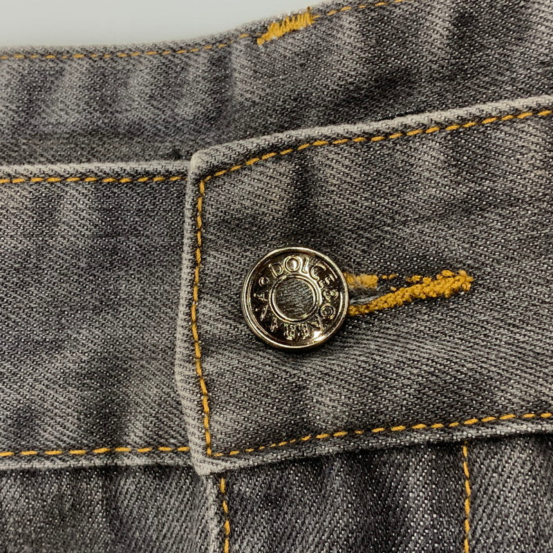 【中古品】【メンズ】 DOLCE&GABBANA ドルチェアンドガッバーナ 14CLASSIC DAMAGE DENIM PANTS ダメージ デニム パンツ ボトムス 152-260831-kh-04-izu サイズ：50 カラー：グレー系 万代Net店