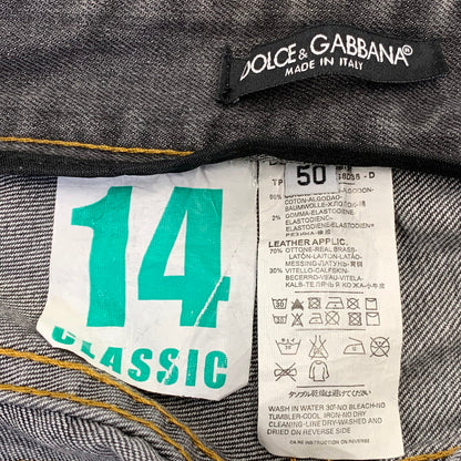【中古品】【メンズ】 DOLCE&GABBANA ドルチェアンドガッバーナ 14CLASSIC DAMAGE DENIM PANTS ダメージ デニム パンツ ボトムス 152-260831-kh-04-izu サイズ：50 カラー：グレー系 万代Net店