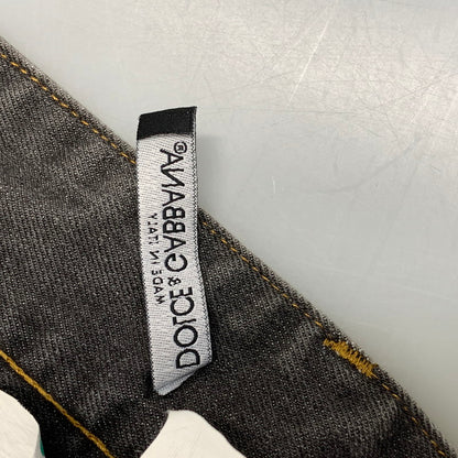 【中古品】【メンズ】 DOLCE&GABBANA ドルチェアンドガッバーナ 14CLASSIC DAMAGE DENIM PANTS ダメージ デニム パンツ ボトムス 152-260831-kh-04-izu サイズ：50 カラー：グレー系 万代Net店