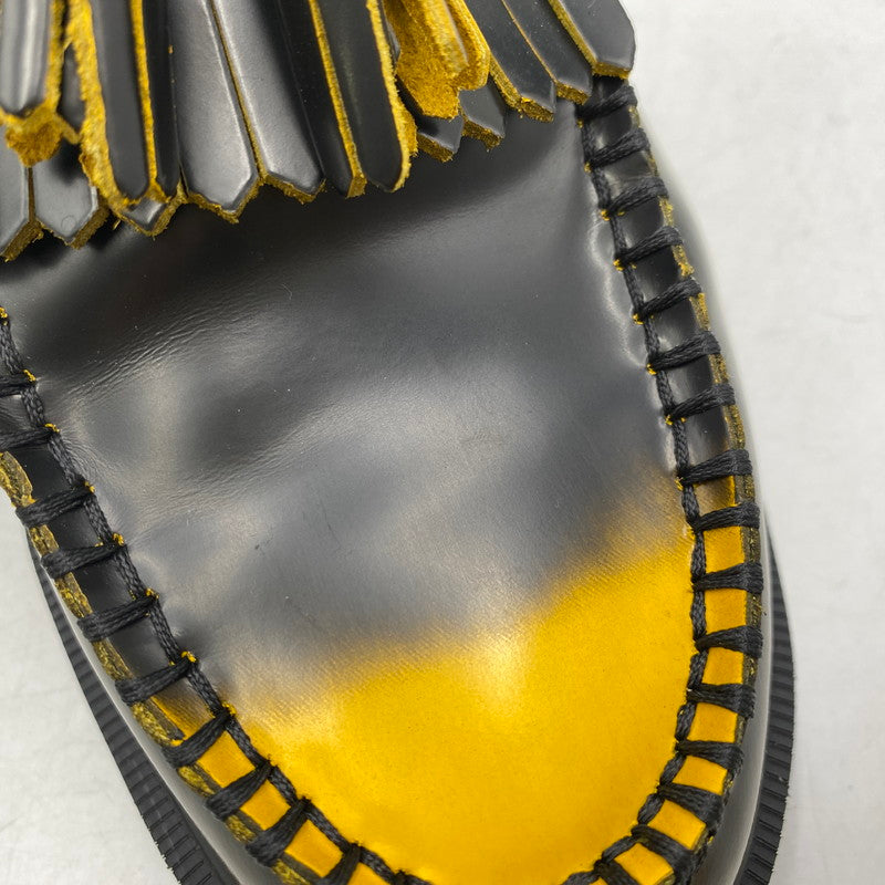 【中古品】【メンズ】 Dr.Martens ドクターマーチン ADRIAN TASSEL LOAFER 14573003 エイドリアン タッセルローファー 靴 164-260820-as-06-izu サイズ：UK7 カラー：BLACK＋DMS YELLOW 万代Net店