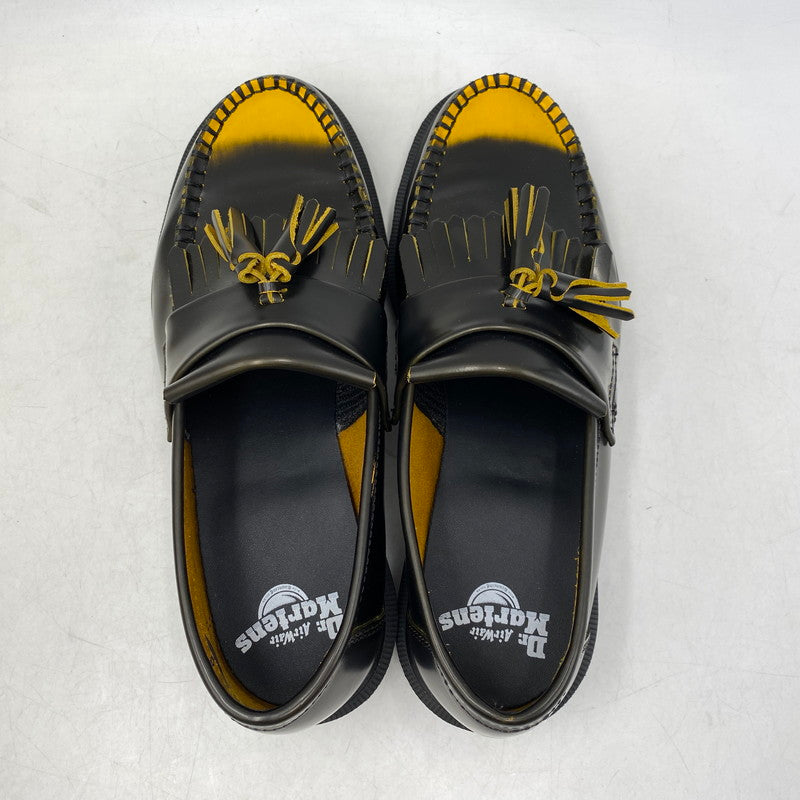【中古品】【メンズ】 Dr.Martens ドクターマーチン ADRIAN TASSEL LOAFER 14573003 エイドリアン タッセルローファー 靴 164-260820-as-06-izu サイズ：UK7 カラー：BLACK＋DMS YELLOW 万代Net店