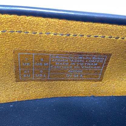 【中古品】【メンズ】 Dr.Martens ドクターマーチン ADRIAN TASSEL LOAFER 14573003 エイドリアン タッセルローファー 靴 164-260820-as-06-izu サイズ：UK7 カラー：BLACK＋DMS YELLOW 万代Net店