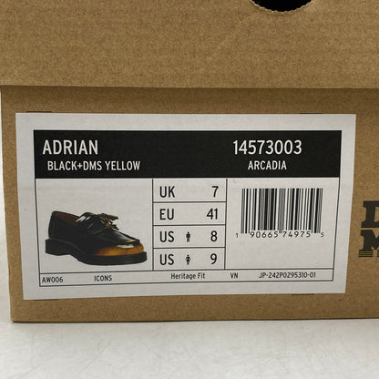 【中古品】【メンズ】 Dr.Martens ドクターマーチン ADRIAN TASSEL LOAFER 14573003 エイドリアン タッセルローファー 靴 164-260820-as-06-izu サイズ：UK7 カラー：BLACK＋DMS YELLOW 万代Net店