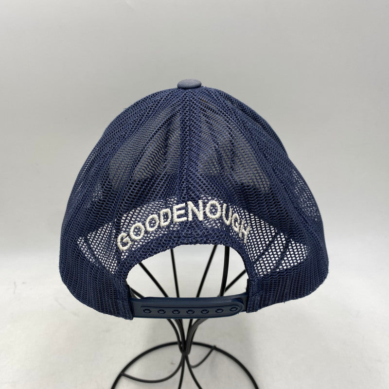 【中古品】【メンズ/レディース】 GOODENOUGH グッドイナフ HEAD-GEAR LOGO MESH CAP ロゴ メッシュキャップ 帽子 185-260820-as-05-izu サイズ：F カラー：ネイビー 万代Net店