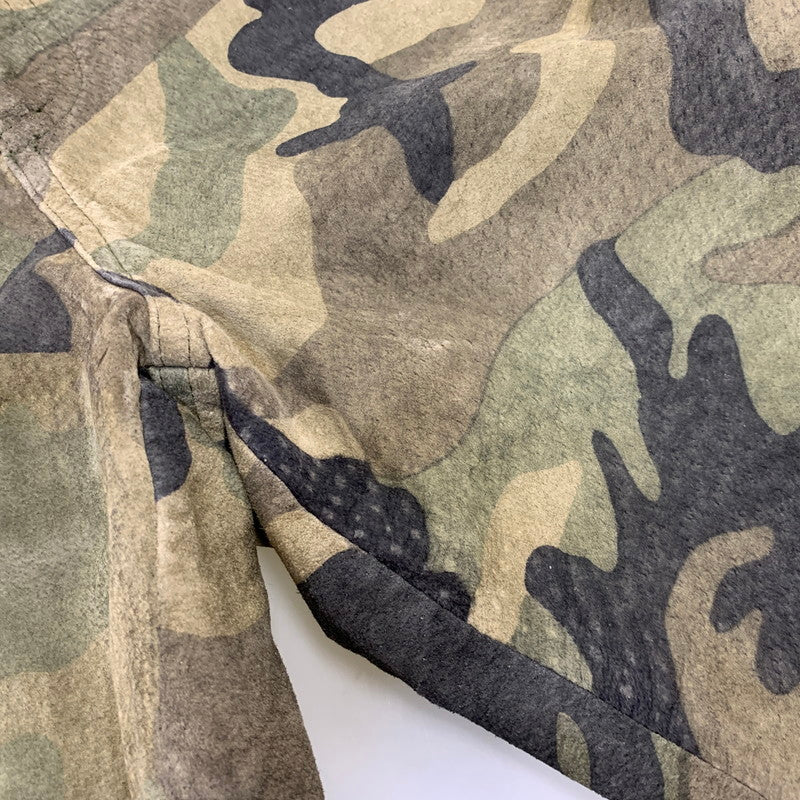 【中古品】【メンズ】 HARLEY-DAVIDSON ハーレーダビッドソン SUEDE HALF PANTS スエード ハーフ パンツ ボトムス 157-260831-kh-11-izu サイズ：S カラー：マルチ 万代Net店