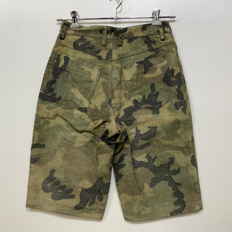 【中古品】【メンズ】 HARLEY-DAVIDSON ハーレーダビッドソン SUEDE HALF PANTS スエード ハーフ パンツ ボトムス 157-260831-kh-11-izu サイズ：S カラー：マルチ 万代Net店
