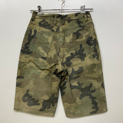 【中古品】【メンズ】 HARLEY-DAVIDSON ハーレーダビッドソン SUEDE HALF PANTS スエード ハーフ パンツ ボトムス 157-260831-kh-11-izu サイズ：S カラー：マルチ 万代Net店