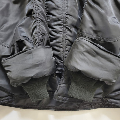 【中古品】【メンズ】 ALPHA INDUSTRIES アルファインダストリーズ N-3B FLIGHT JACKET 20094-8275 フライトジャケット 145-260903-as-05-izu サイズ：4L カラー：ブラック 万代Net店