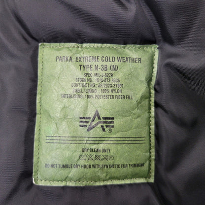 【中古品】【メンズ】 ALPHA INDUSTRIES アルファインダストリーズ N-3B FLIGHT JACKET 20094-8275 フライトジャケット 145-260903-as-05-izu サイズ：4L カラー：ブラック 万代Net店