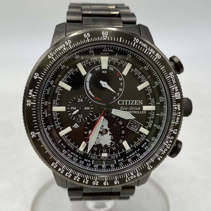 【中古品】【メンズ/レディース】 CITIZEN シチズン PROMASTER SKY ECO DRIVE PILOT WATCH H864-006M004 プロマスター スカイ エコドライブ パイロット 腕時計 197-260820-as-19-izu カラー：ブラック系 万代Net店