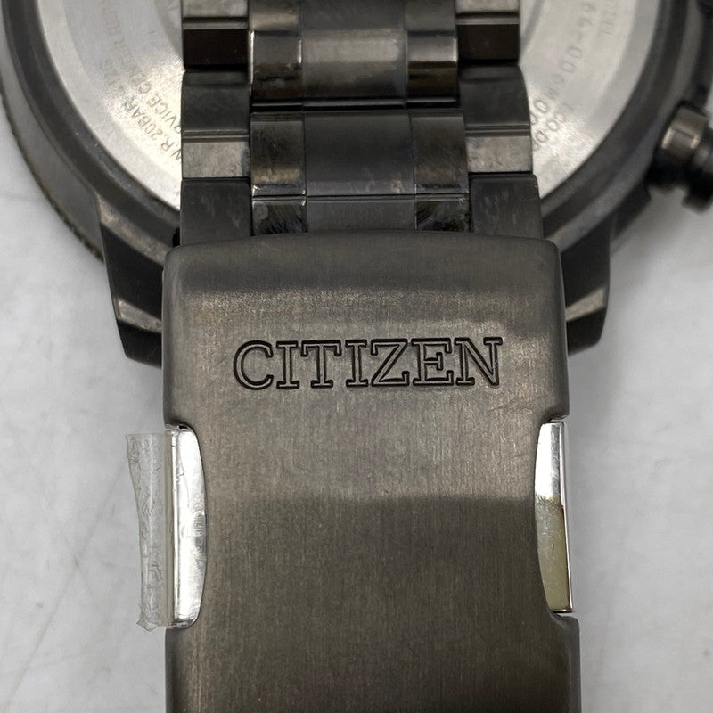 【中古品】【メンズ/レディース】 CITIZEN シチズン PROMASTER SKY ECO DRIVE PILOT WATCH H864-006M004 プロマスター スカイ エコドライブ パイロット 腕時計 197-260820-as-19-izu カラー：ブラック系 万代Net店