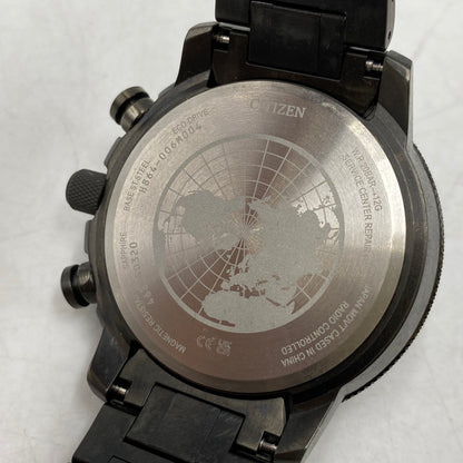 【中古品】【メンズ/レディース】 CITIZEN シチズン PROMASTER SKY ECO DRIVE PILOT WATCH H864-006M004 プロマスター スカイ エコドライブ パイロット 腕時計 197-260820-as-19-izu カラー：ブラック系 万代Net店