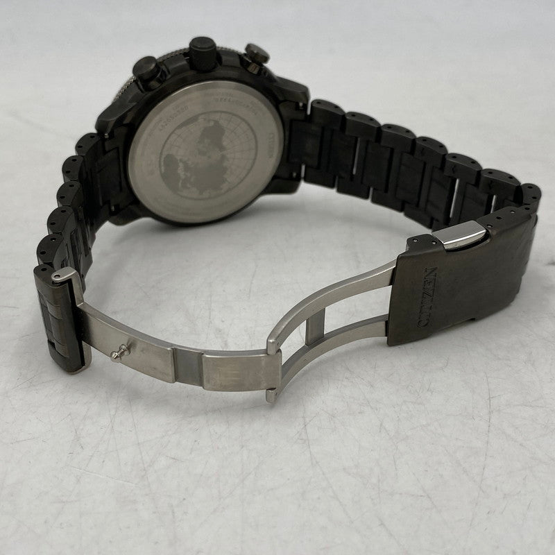 【中古品】【メンズ/レディース】 CITIZEN シチズン PROMASTER SKY ECO DRIVE PILOT WATCH H864-006M004 プロマスター スカイ エコドライブ パイロット 腕時計 197-260820-as-19-izu カラー：ブラック系 万代Net店