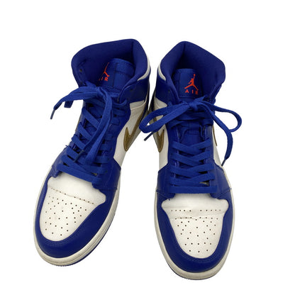 【中古品】【メンズ】 NIKE ナイキ AIR JORDAN 1 RETRO HIGH 332550-406 エアジョーダン 1 レトロ ハイ スニーカー 靴 160-260820-as-07-izu サイズ：27.5cm カラー：DEEP ROYAL BLUE/METALLIC GOLD 万代Net店