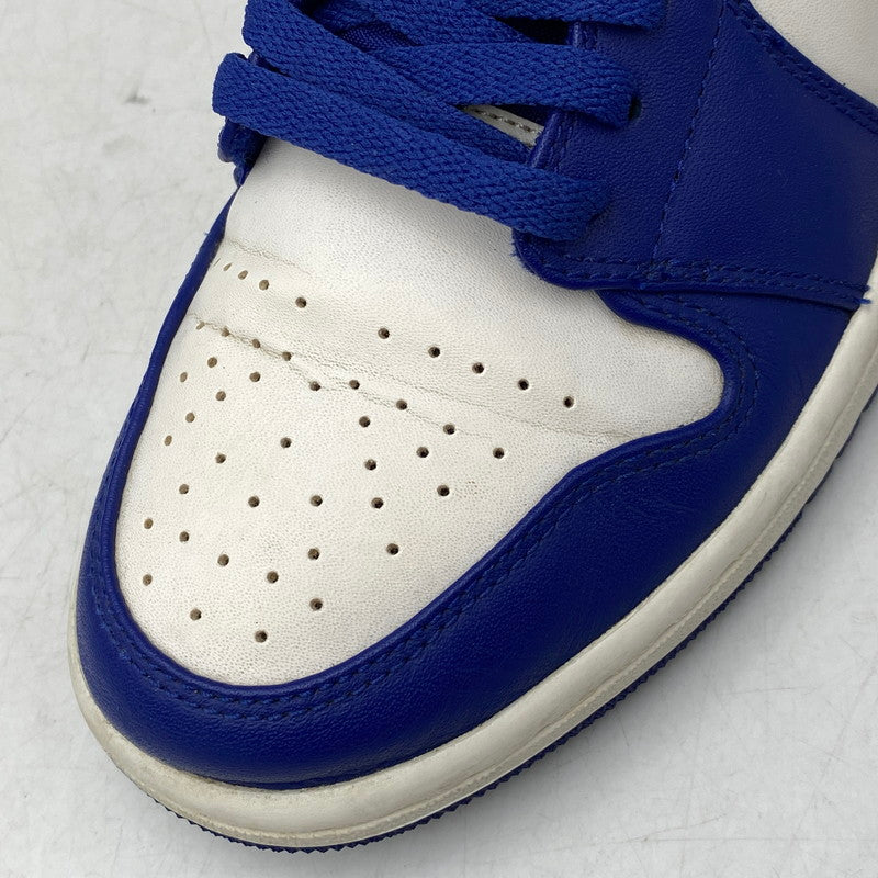 【中古品】【メンズ】 NIKE ナイキ AIR JORDAN 1 RETRO HIGH 332550-406 エアジョーダン 1 レトロ ハイ スニーカー 靴 160-260820-as-07-izu サイズ：27.5cm カラー：DEEP ROYAL BLUE/METALLIC GOLD 万代Net店