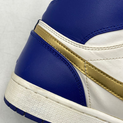 【中古品】【メンズ】 NIKE ナイキ AIR JORDAN 1 RETRO HIGH 332550-406 エアジョーダン 1 レトロ ハイ スニーカー 靴 160-260820-as-07-izu サイズ：27.5cm カラー：DEEP ROYAL BLUE/METALLIC GOLD 万代Net店