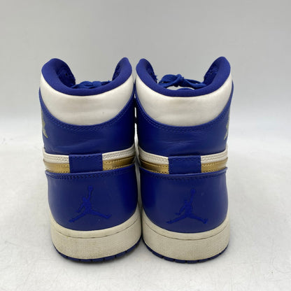 【中古品】【メンズ】 NIKE ナイキ AIR JORDAN 1 RETRO HIGH 332550-406 エアジョーダン 1 レトロ ハイ スニーカー 靴 160-260820-as-07-izu サイズ：27.5cm カラー：DEEP ROYAL BLUE/METALLIC GOLD 万代Net店