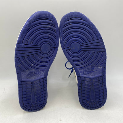 【中古品】【メンズ】 NIKE ナイキ AIR JORDAN 1 RETRO HIGH 332550-406 エアジョーダン 1 レトロ ハイ スニーカー 靴 160-260820-as-07-izu サイズ：27.5cm カラー：DEEP ROYAL BLUE/METALLIC GOLD 万代Net店