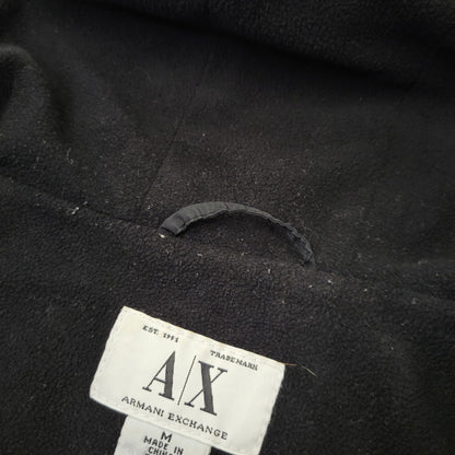 【現状渡し品】【メンズ】 ARMANI EXCHANGE アルマーニエクスチェンジ SHELL JACKET シェルジャケット 141-260903-as-04-izu サイズ：M カラー：ブラック 万代Net店