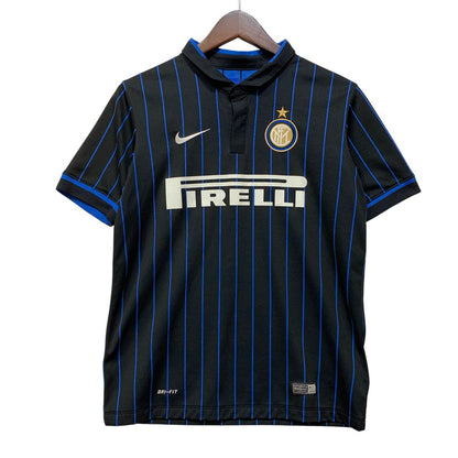 【中古品】【レディース】 NIKE ナイキ 611070-011 2014-15 INTER MILAN HOME SHIRT インテル ミラノ ホーム シャツ トップス 170-260831-kh-01-izu サイズ：L カラー：ブラック×ブルー 万代Net店