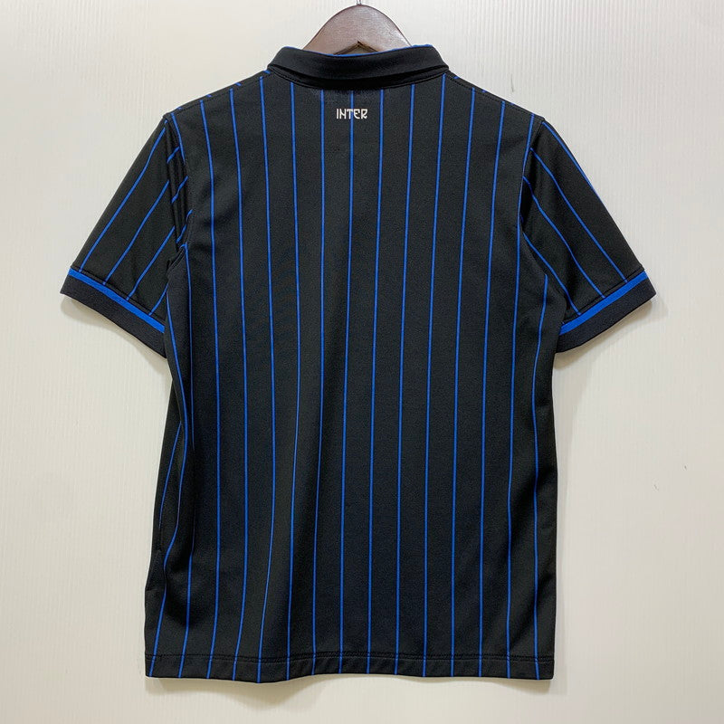 【中古品】【レディース】 NIKE ナイキ 611070-011 2014-15 INTER MILAN HOME SHIRT インテル ミラノ ホーム シャツ トップス 170-260831-kh-01-izu サイズ：L カラー：ブラック×ブルー 万代Net店