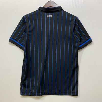 【中古品】【レディース】 NIKE ナイキ 611070-011 2014-15 INTER MILAN HOME SHIRT インテル ミラノ ホーム シャツ トップス 170-260831-kh-01-izu サイズ：L カラー：ブラック×ブルー 万代Net店