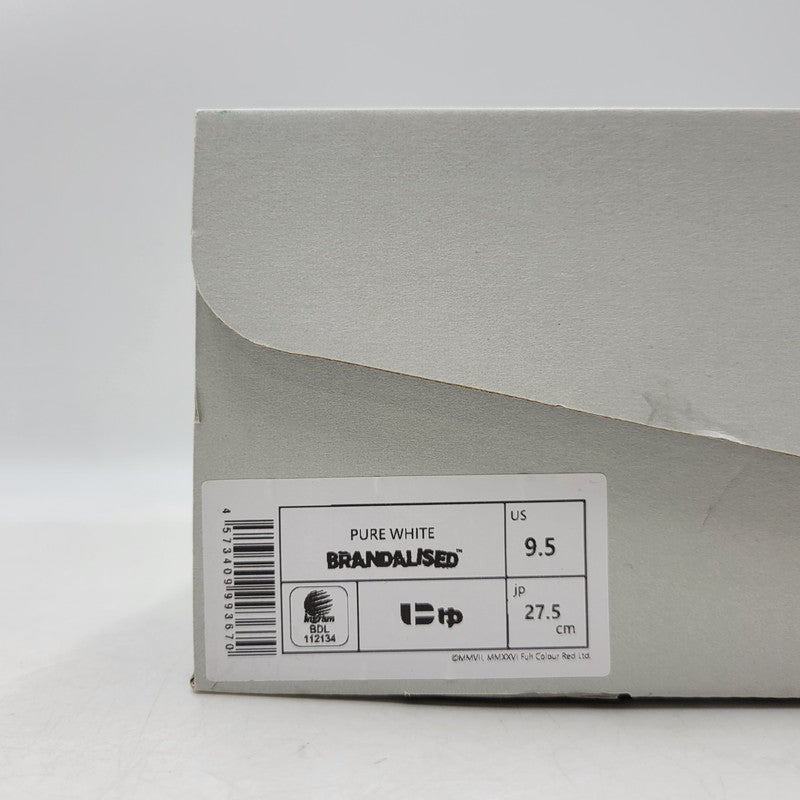 【中古美品】【メンズ】 SANGACIO サンガッチョ× BRANDALISED ブランダライズド スニーカー シューズ 靴 162-260821-cs-17-izu サイズ：27.5cm カラー：PURE WHITE 万代Net店