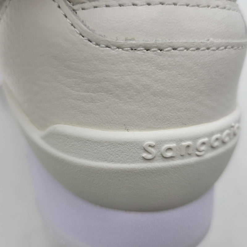 【中古美品】【メンズ】 SANGACIO サンガッチョ× BRANDALISED ブランダライズド スニーカー シューズ 靴 162-260821-cs-17-izu サイズ：27.5cm カラー：PURE WHITE 万代Net店