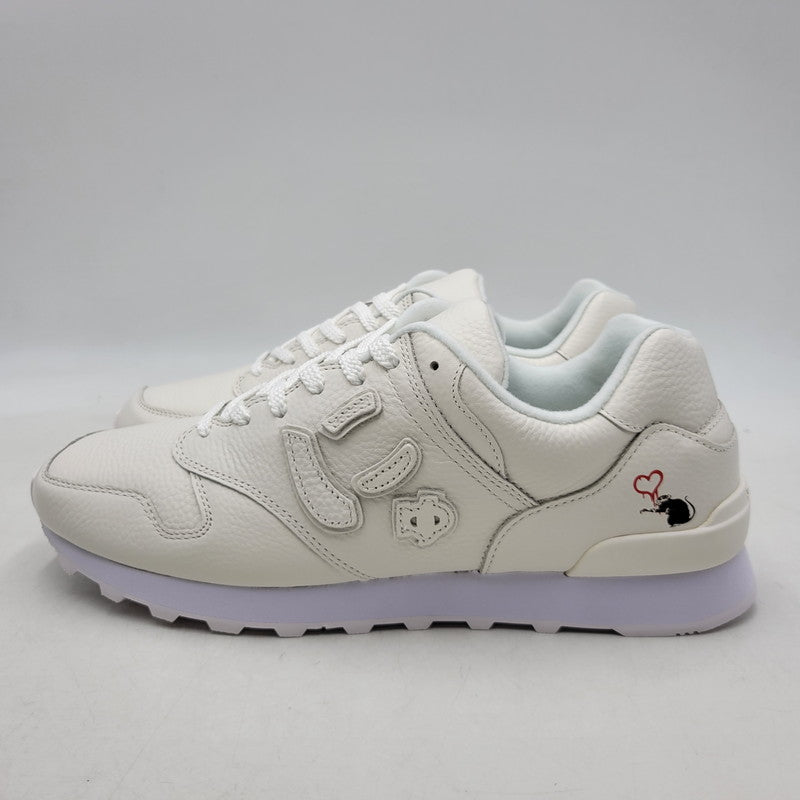 【中古美品】【メンズ】 SANGACIO サンガッチョ× BRANDALISED ブランダライズド スニーカー シューズ 靴 162-260821-cs-17-izu サイズ：27.5cm カラー：PURE WHITE 万代Net店