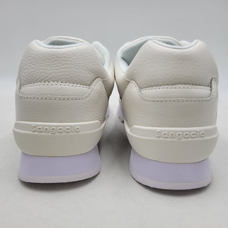 【中古美品】【メンズ】 SANGACIO サンガッチョ× BRANDALISED ブランダライズド スニーカー シューズ 靴 162-260821-cs-17-izu サイズ：27.5cm カラー：PURE WHITE 万代Net店