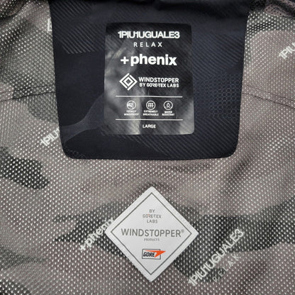 【中古品】【メンズ】 1PIU1UGUALE3 RELAX ウノピゥウノウグァーレトレ リラックス × +PHENIX プラスフェニックス WINDSTOPPER PRODUCTS BY GORE-TEX LABS 144-260822-kh-03-izu サイズ：L カラー：ブラック 万代Net店