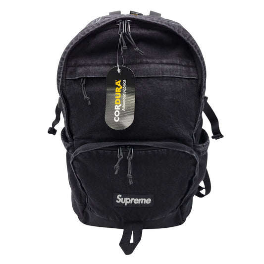 【中古品】【メンズ/レディース】 SUPREME シュプリーム 25FW DENIM BACKPACK デニム バックパック カバン 鞄 188-260821-cs-15-izu カラー：ブラック 万代Net店
