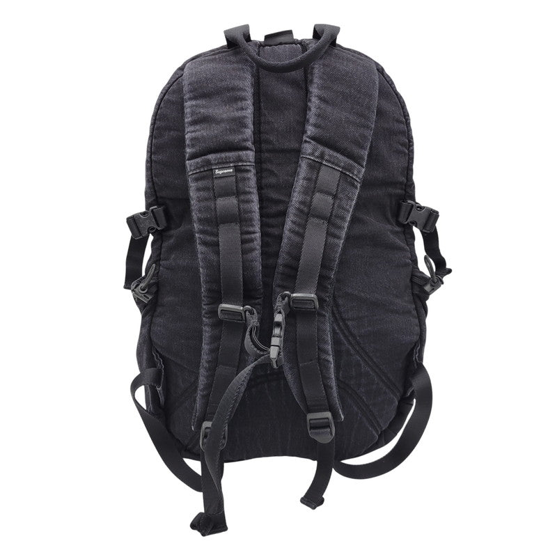 【中古品】【メンズ/レディース】 SUPREME シュプリーム 25FW DENIM BACKPACK デニム バックパック カバン 鞄 188-260821-cs-15-izu カラー：ブラック 万代Net店