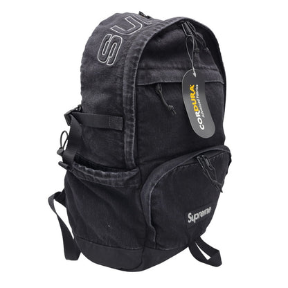 【中古品】【メンズ/レディース】 SUPREME シュプリーム 25FW DENIM BACKPACK デニム バックパック カバン 鞄 188-260821-cs-15-izu カラー：ブラック 万代Net店