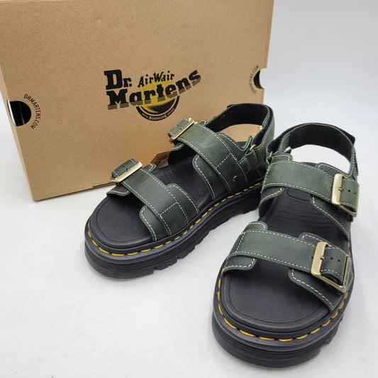 【中古品】【メンズ】 DR.MARTENS ドクターマーチン 43667300 ZEBZAG SANDAL ゼブザグ サンダル シューズ 靴 164-260821-cs-18-izu サイズ：UK7 カラー：DMS GREEN 万代Net店