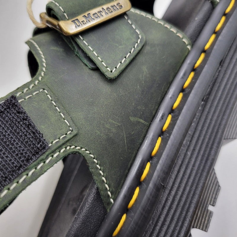 【中古品】【メンズ】 DR.MARTENS ドクターマーチン 43667300 ZEBZAG SANDAL ゼブザグ サンダル シューズ 靴 164-260821-cs-18-izu サイズ：UK7 カラー：DMS GREEN 万代Net店
