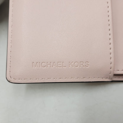 【中古品】【レディース】 Michael Kors マイケルコース GREENWICH 35S6GGRE8I グリニッチ タブ ジップアラウンド ウォレット ミディアム MKシグネチャー 財布 200-260830-as-01-izu カラー：ホワイト×ピンク 万代Net店