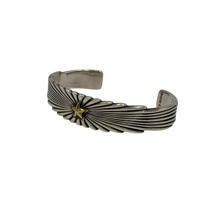 【中古品】【メンズ/レディース】 amp japan アンプジャパン SILVER STARLIGHT BANGLE スターライト バングル アクセサリー 192-260822-as-12-izu カラー：シルバー 万代Net店