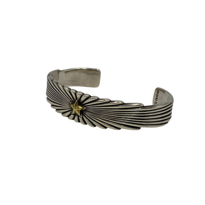 【中古品】【メンズ/レディース】 amp japan アンプジャパン SILVER STARLIGHT BANGLE スターライト バングル アクセサリー 192-260822-as-12-izu カラー：シルバー 万代Net店