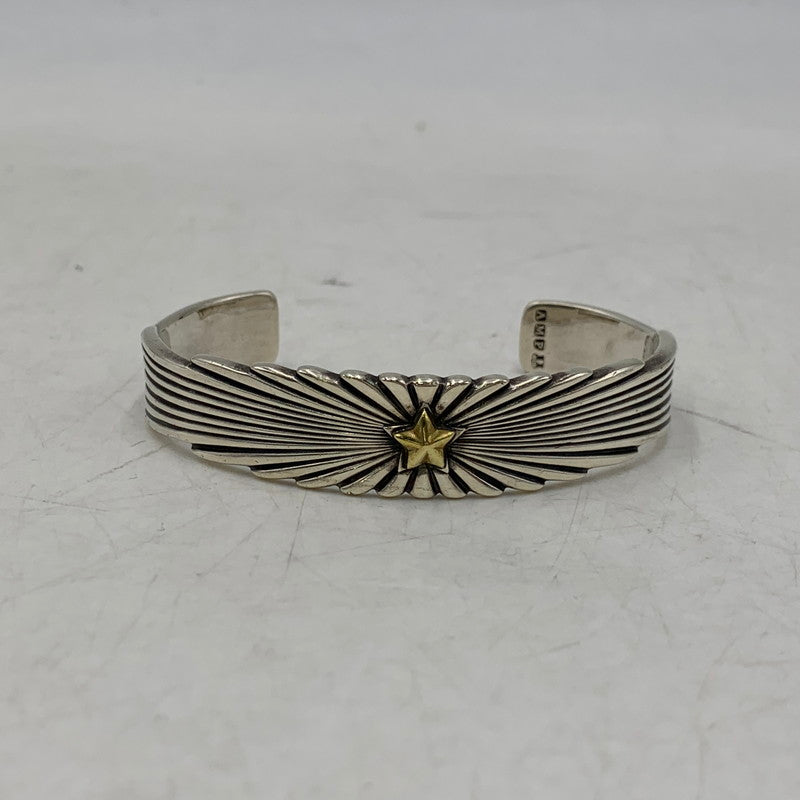 【中古品】【メンズ/レディース】 amp japan アンプジャパン SILVER STARLIGHT BANGLE スターライト バングル アクセサリー 192-260822-as-12-izu カラー：シルバー 万代Net店