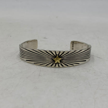 【中古品】【メンズ/レディース】 amp japan アンプジャパン SILVER STARLIGHT BANGLE スターライト バングル アクセサリー 192-260822-as-12-izu カラー：シルバー 万代Net店