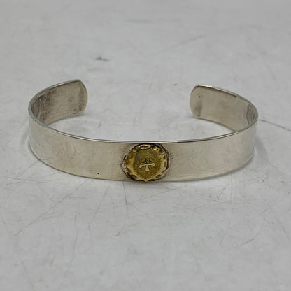 【中古品】【メンズ/レディース】 USED 925 EAGLE METAL BANGLE イーグルメタル バングル 平打ち アクセサリー 192-260822-as-11-izu カラー：シルバー 万代Net店