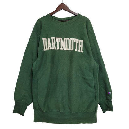 【中古品】【メンズ】 CHAMPION チャンピオン USA製 DARTMOUTH REVERSE WEAVE SWEATSHIRT ダートマス リバースウィーブ スウェットシャツ トップス 146-260822-kh-01-izu サイズ：XXL カラー：グリーン 万代Net店
