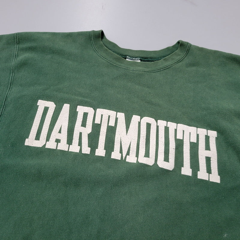 【中古品】【メンズ】 CHAMPION チャンピオン USA製 DARTMOUTH REVERSE WEAVE SWEATSHIRT ダートマス リバースウィーブ スウェットシャツ トップス 146-260822-kh-01-izu サイズ：XXL カラー：グリーン 万代Net店