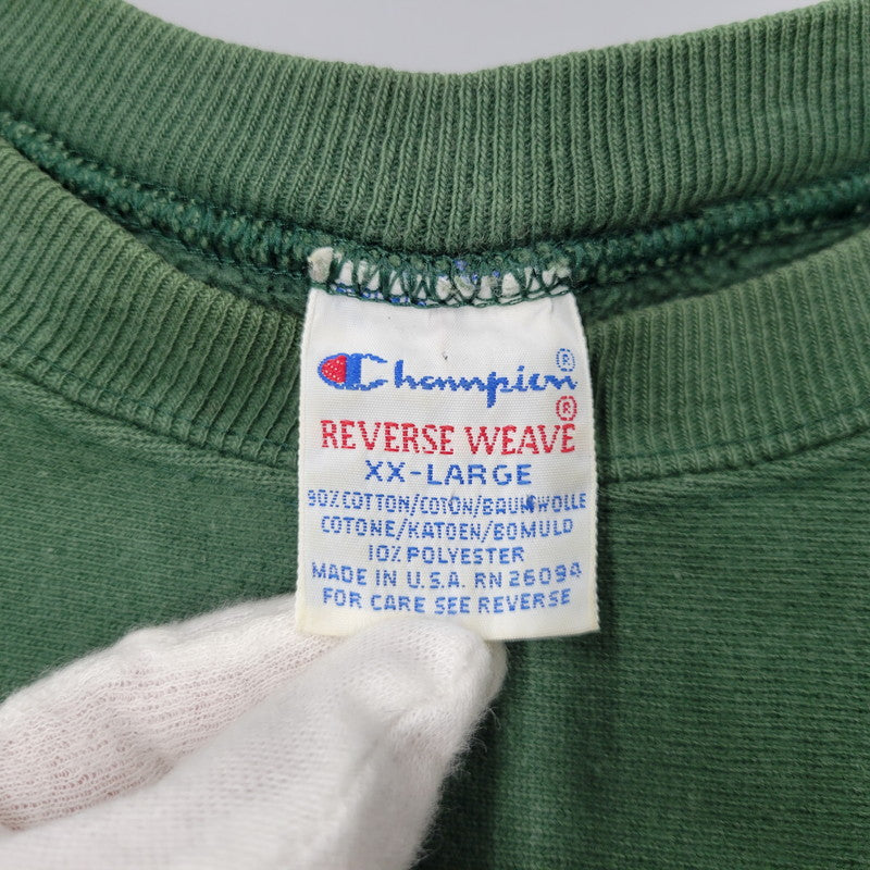 【中古品】【メンズ】 CHAMPION チャンピオン USA製 DARTMOUTH REVERSE WEAVE SWEATSHIRT ダートマス リバースウィーブ スウェットシャツ トップス 146-260822-kh-01-izu サイズ：XXL カラー：グリーン 万代Net店