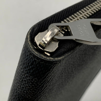 【中古品】【メンズ/レディース】 LOUIS VUITTON ルイ・ヴィトン N63077 ダミエグ・ラフィット ジッピーオーガナイザー ロングウォレット 長財布 179-260822-as-10-izu カラー：ブラック系 万代Net店