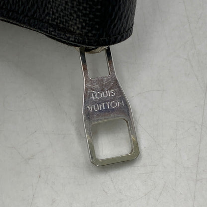 【中古品】【メンズ/レディース】 LOUIS VUITTON ルイ・ヴィトン N63077 ダミエグ・ラフィット ジッピーオーガナイザー ロングウォレット 長財布 179-260822-as-10-izu カラー：ブラック系 万代Net店