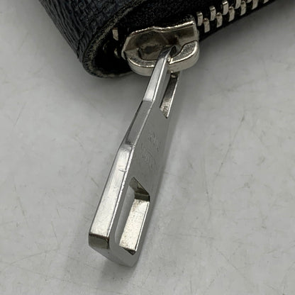 【中古品】【メンズ/レディース】 LOUIS VUITTON ルイ・ヴィトン N63077 ダミエグ・ラフィット ジッピーオーガナイザー ロングウォレット 長財布 179-260822-as-10-izu カラー：ブラック系 万代Net店